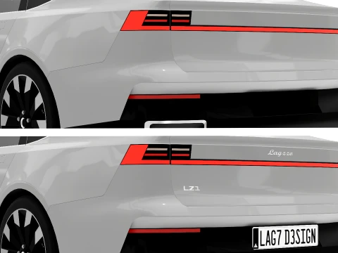 Luxury Sedan - Generic 3D Model
