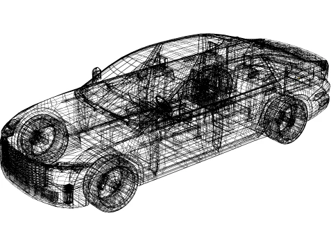 Luxury Sedan - Generic 3D Model