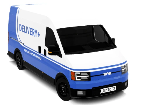 Delivery Van - Generic 3D Model