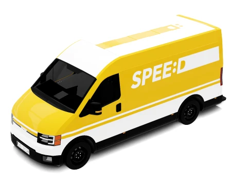 Delivery Van - Generic 3D Model