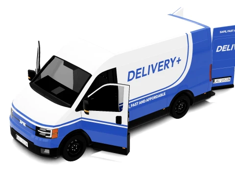 Delivery Van - Generic 3D Model