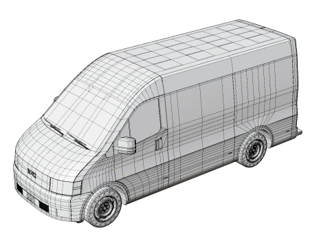 Delivery Van - Generic 3D Model