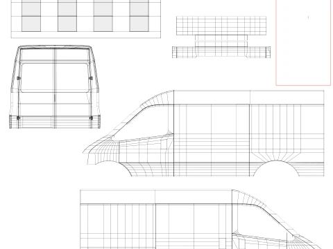 Delivery Van - Generic 3D Model