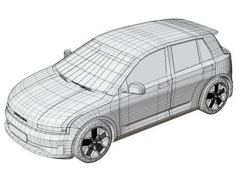 Hatchback - Generic 3D Model