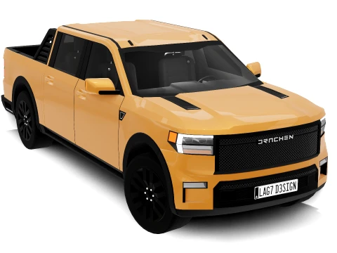 Pickup Truck - Generic 3D Model