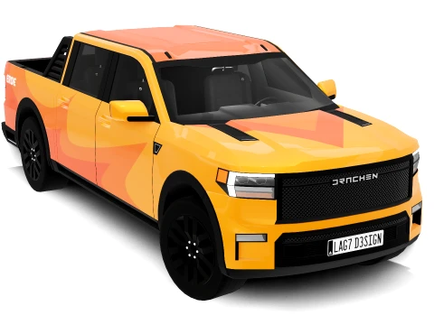 Pickup Truck - Generic 3D Model