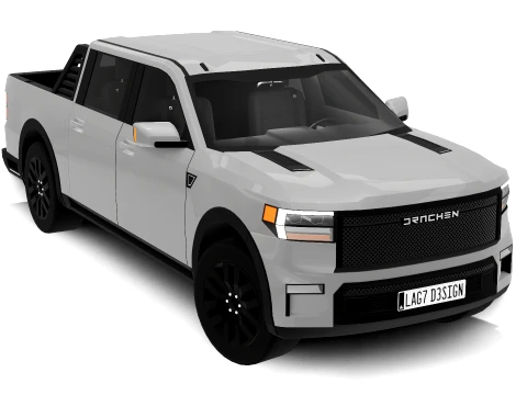 Pickup Truck - Generic 3D Model