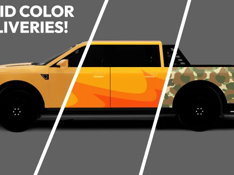 Pickup Truck - Generic 3D Model