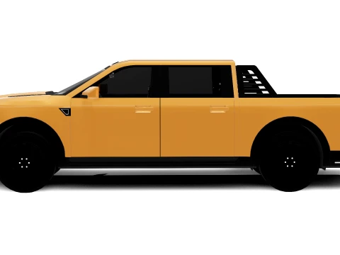 Pickup Truck - Generic 3D Model