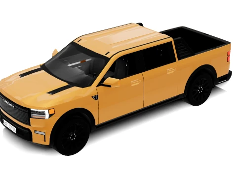 Pickup Truck - Generic 3D Model