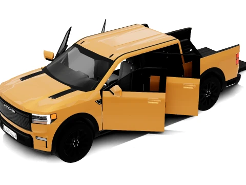 Pickup Truck - Generic 3D Model