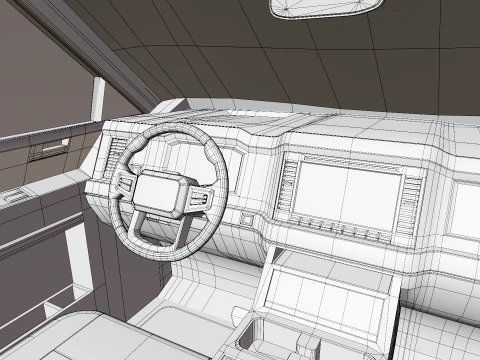 Pickup Truck - Generic 3D Model
