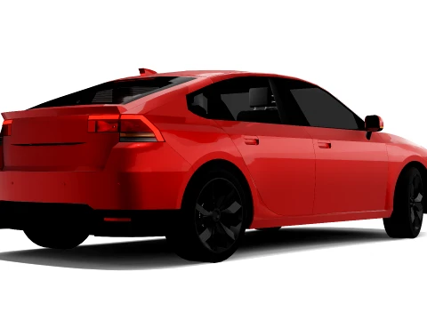 Sedan V2 - Generic 3D Model