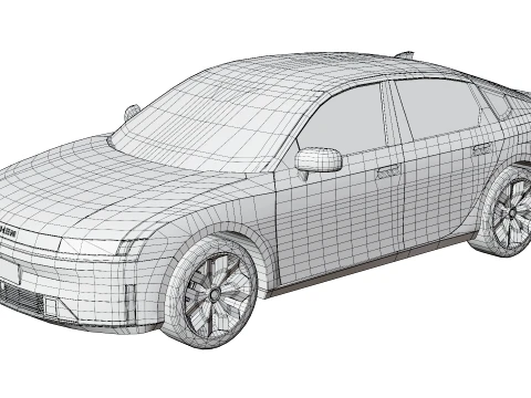 Sedan V2 - Generic 3D Model