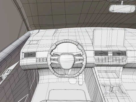Sedan V2 - Generic 3D Model