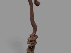 Magic natural staff 3D Model
