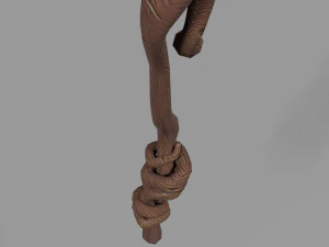 Magic natural staff 3D Model