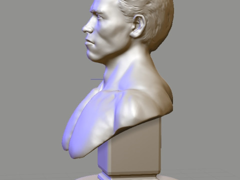 Arnold Schwarzenegger Model Cetak 3D