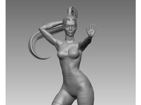 Dancer girl LaTeX 3D Print Model