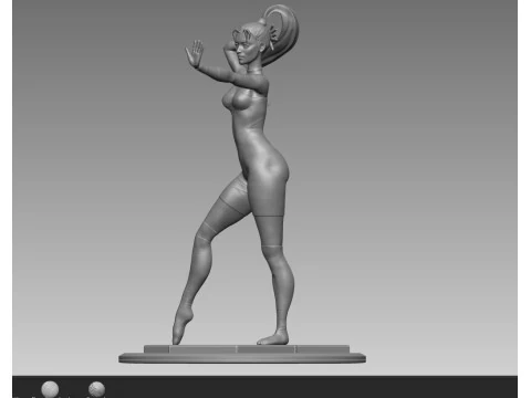 Dancer girl LaTeX 3D Print Model