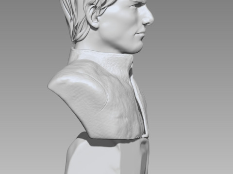 Tom Cruise 3d sculpture bust for print 3D Druckmodell