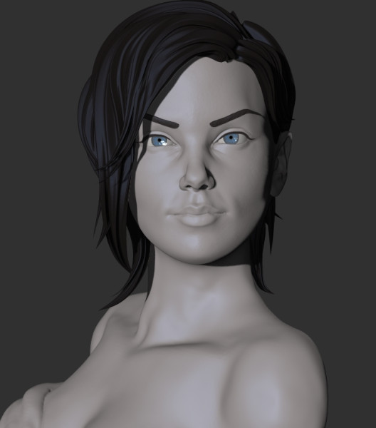 Charlize Theron Modello di stampa 3D .c4d .max .obj .3ds .fbx .stl .blend