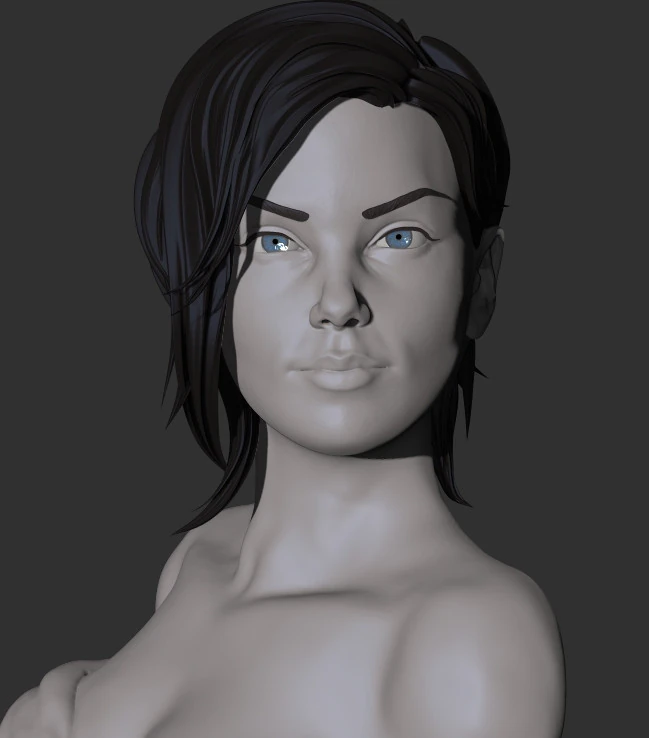 Charlize Theron 3D Print Model .c4d .max .obj .3ds .fbx .stl .blend 