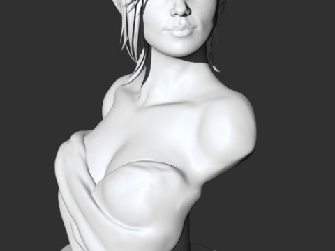 Charlize Theron Modello di stampa 3D