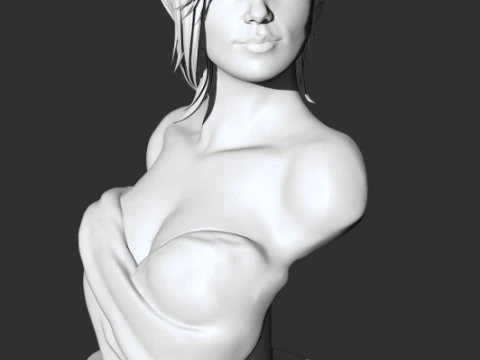 Charlize Theron 3D Print Model