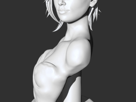 Charlize Theron Modello di stampa 3D