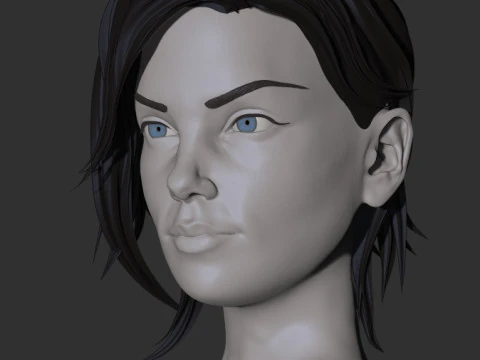 Charlize Theron 3D Print Model