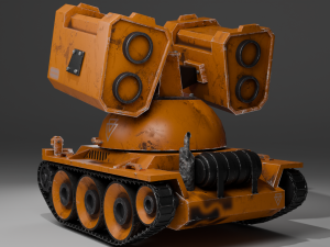 Stylized tank Modelo 3D