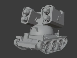 Stylized tank 3D Model
