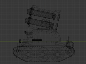Stylized tank Modelo 3D
