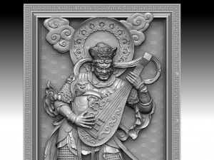 Four Heavenly Kings Model 3D print model 3D Model