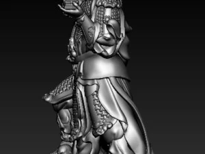 Escultura dos Quatro Reis Celestiais modelo de impress&atilde;o 3D Modelo 3D