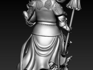 Sculpture of the Four Heavenly Kings 3D print model 3Dモデル