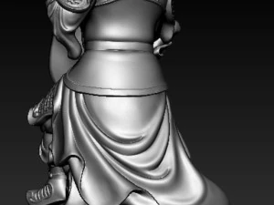 Escultura dos Quatro Reis Celestiais modelo de impress&atilde;o 3D Modelo 3D