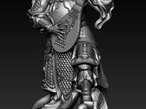 Sculpture of the Four Heavenly Kings 3D print model 3Dモデル