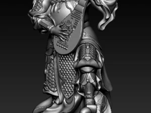 Escultura dos Quatro Reis Celestiais modelo de impress&atilde;o 3D Modelo 3D