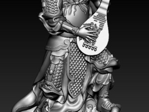 Sculpture of the Four Heavenly Kings 3D print model 3Dモデル
