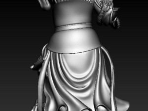 Sculpture of the Four Heavenly Kings 3D print model 3Dモデル