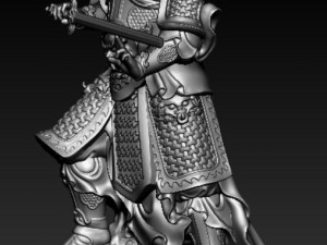 Sculpture of the Four Heavenly Kings 3D print model 3Dモデル