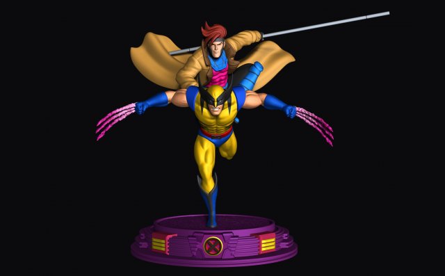 X-MEN 97 3D Принт Модель .c4d .max .obj .3ds .fbx .stl .blend