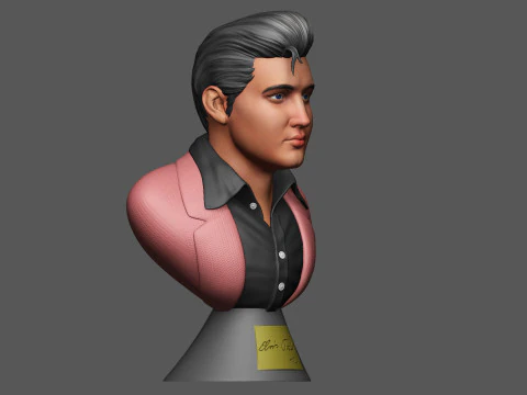 Elvis Presley 3D Print Model