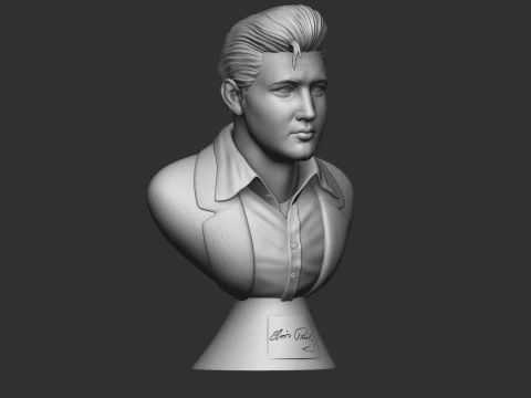 Elvis Presley 3D Print Model