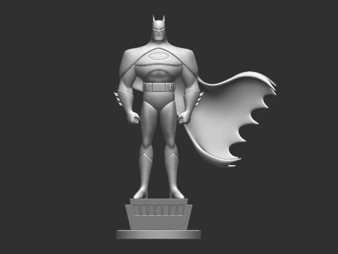 Batman Animated 3D Print Model