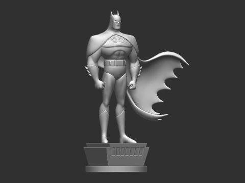 Batman Animated 3D Print Model