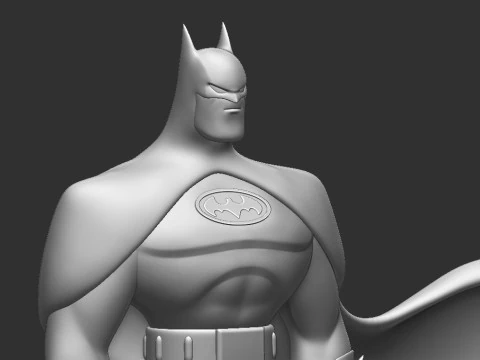 Batman Animated 3D Print Model