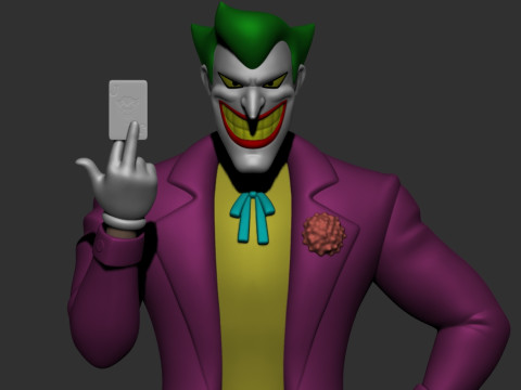 Joker Animated Model do druku 3D